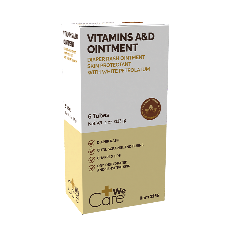 Vitamins A&D Ointment, 4 oz. Tube, 12/6/cs - 6 pcs per Box/12 Boxes per Case