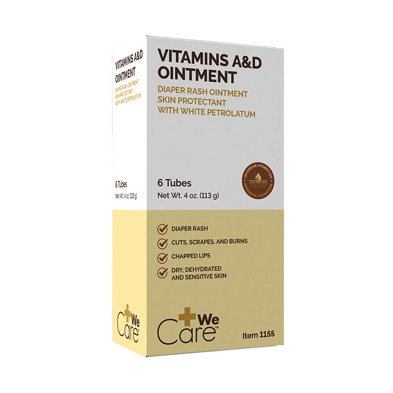 Vitamins A&D Ointment, 4 oz. Tube, 12/6/cs - 6 pcs per Box/12 Boxes per Case