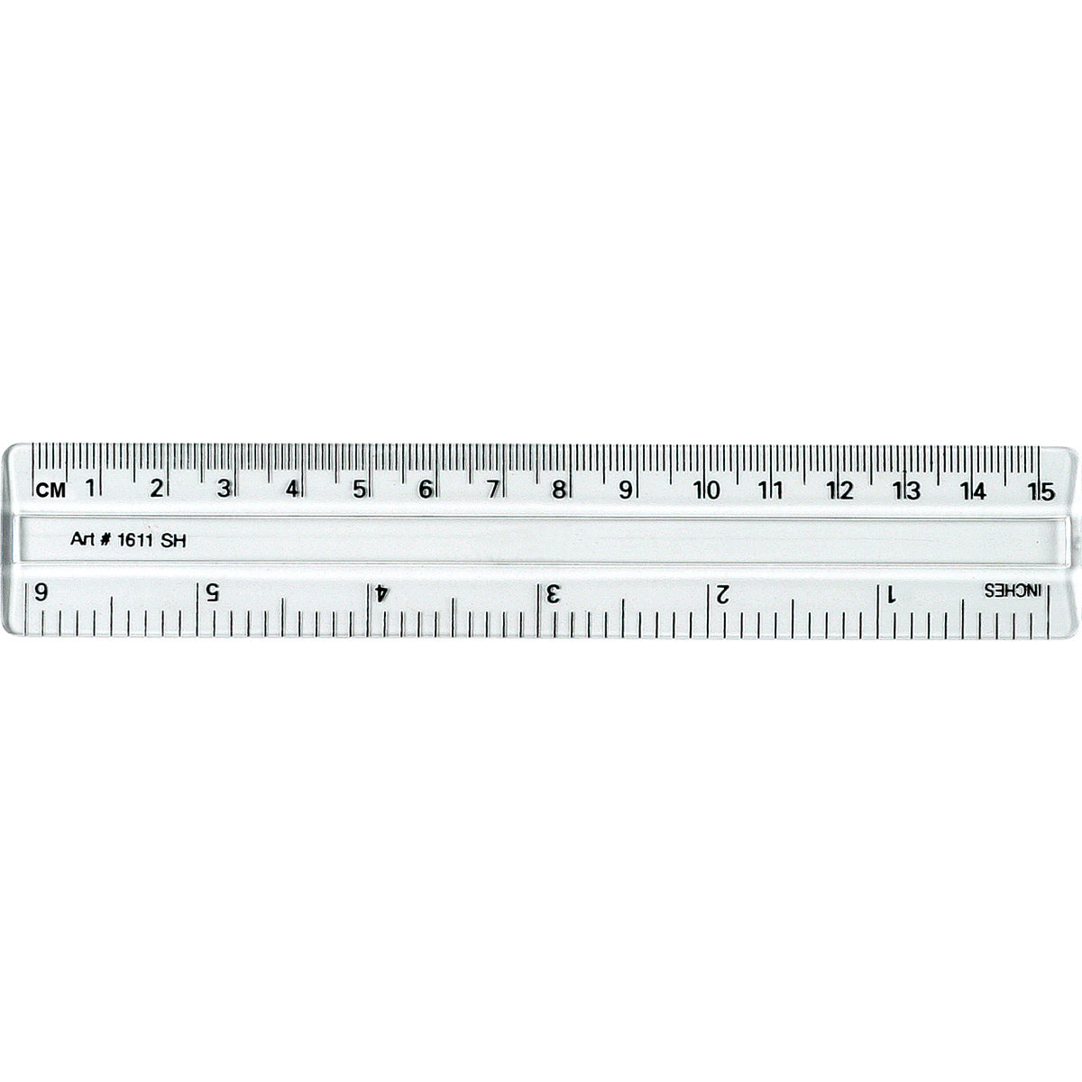 Pocket Ruler, 6" Clear