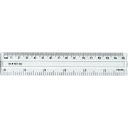 Pocket Ruler, 6" Clear