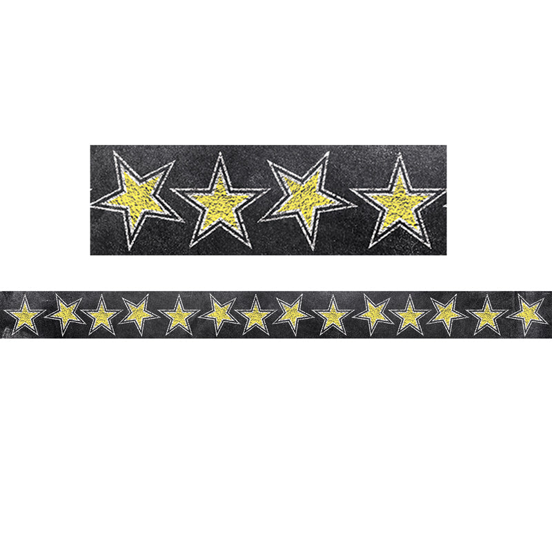 Gold Stars Borders (Chalk)