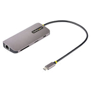 StarTech.com USB C Hub, 4K 60Hz HDMI Video with USB-C DP 1.4 Alt Mode, USB 5Gbps Dock for MacBook M1 M2 M3 M4 & Windows, Gigabit Ethernet, SD/MicroSD, 100W Charging, 12in Cable