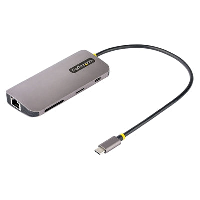 StarTech.com USB C Hub, 4K 60Hz HDMI Video with USB-C DP 1.4 Alt Mode, USB 5Gbps Dock for MacBook M1 M2 M3 M4 & Windows, Gigabit Ethernet, SD/MicroSD, 100W Charging, 12in Cable