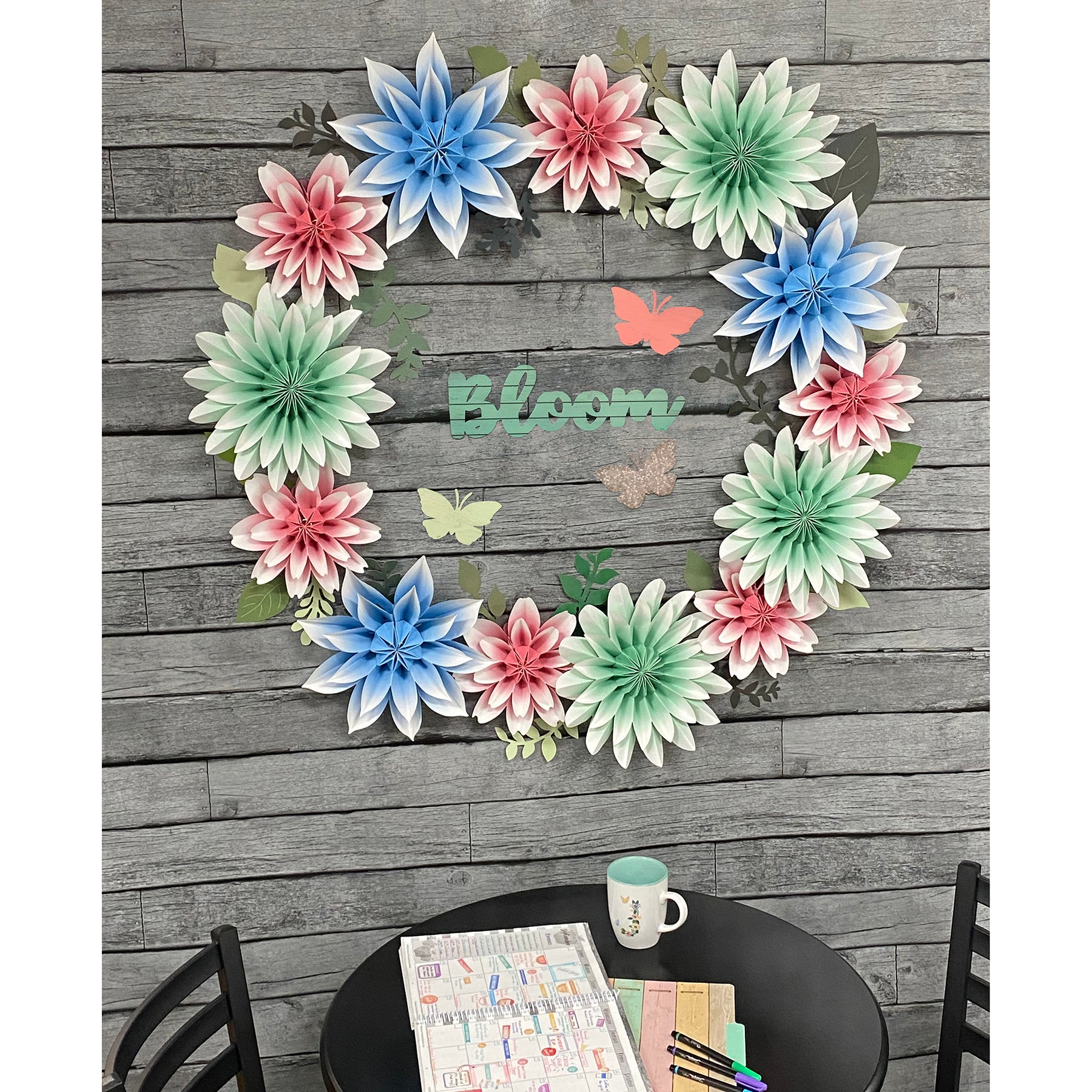 Floral Bloom Paper Flowers