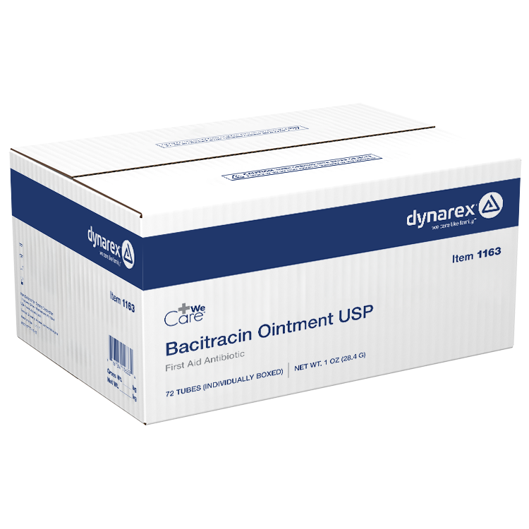Bacitracin Ointment USP, 1 oz. Tube - 1 Tube per Box/72 Boxes per Case