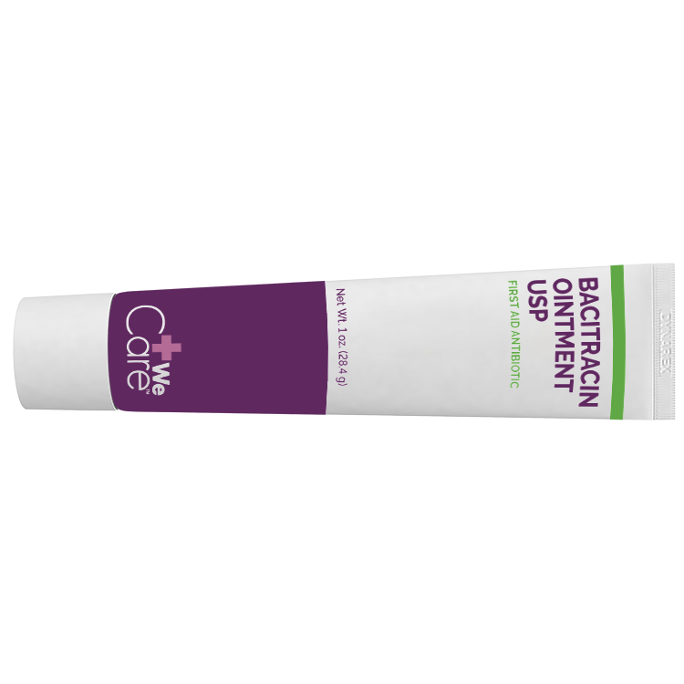 Bacitracin Ointment USP, 1 oz. Tube - 1 Tube per Box/72 Boxes per Case