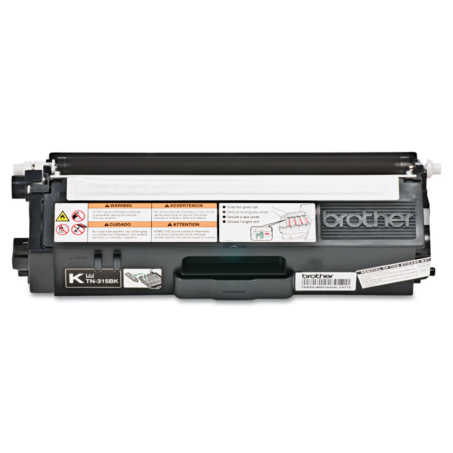 Brother TN315BK Original Laser Toner Cartridge - Black - 1 Each