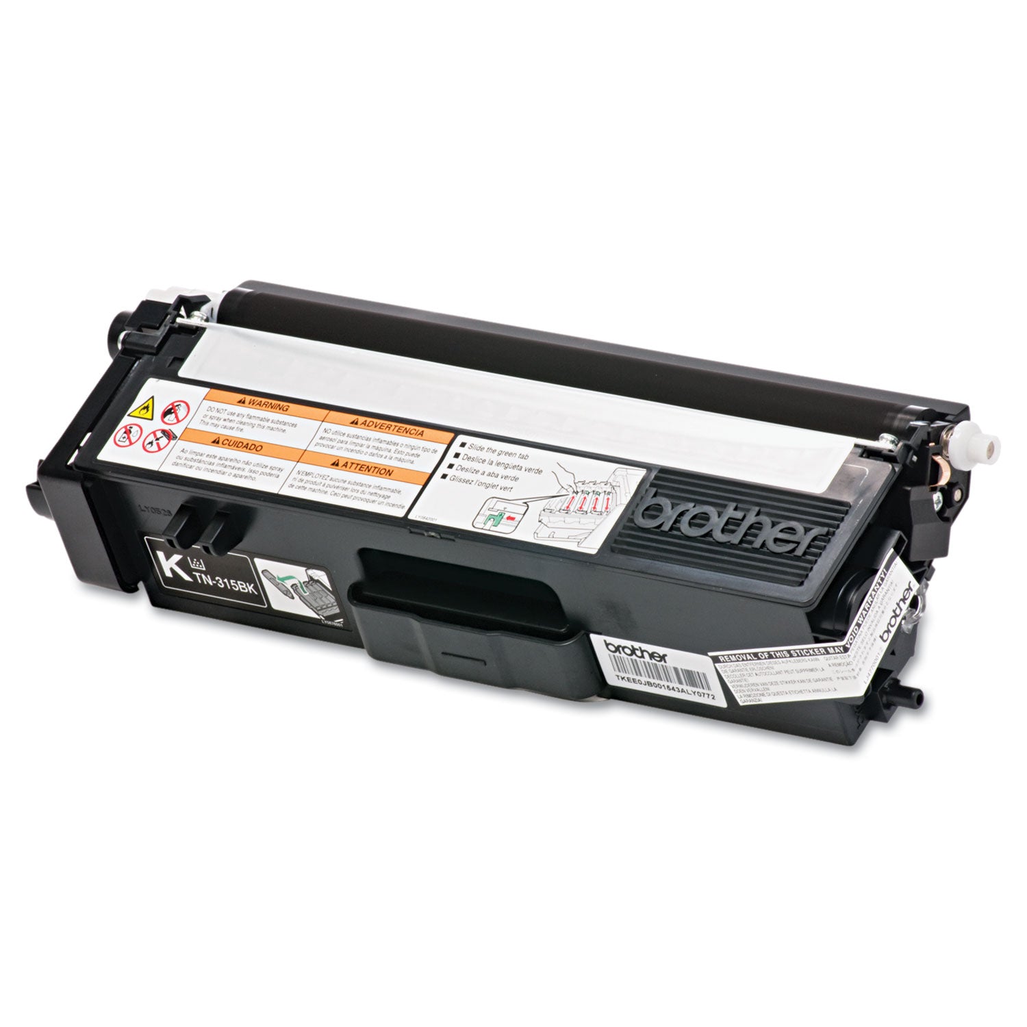 Brother TN315BK Original Laser Toner Cartridge - Black - 1 Each