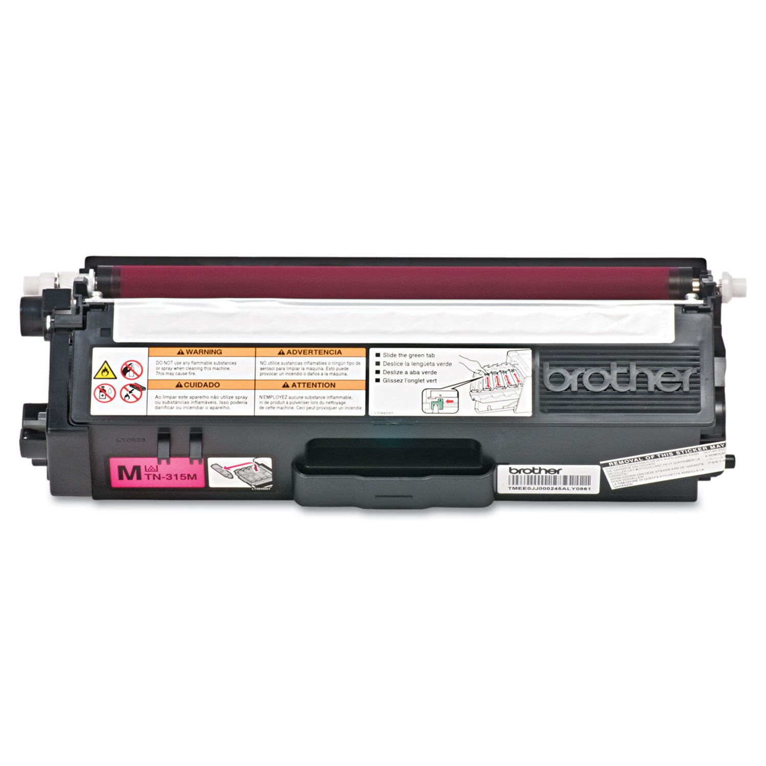 Brother TN315M Original Laser Toner Cartridge - Magenta - 1 Each