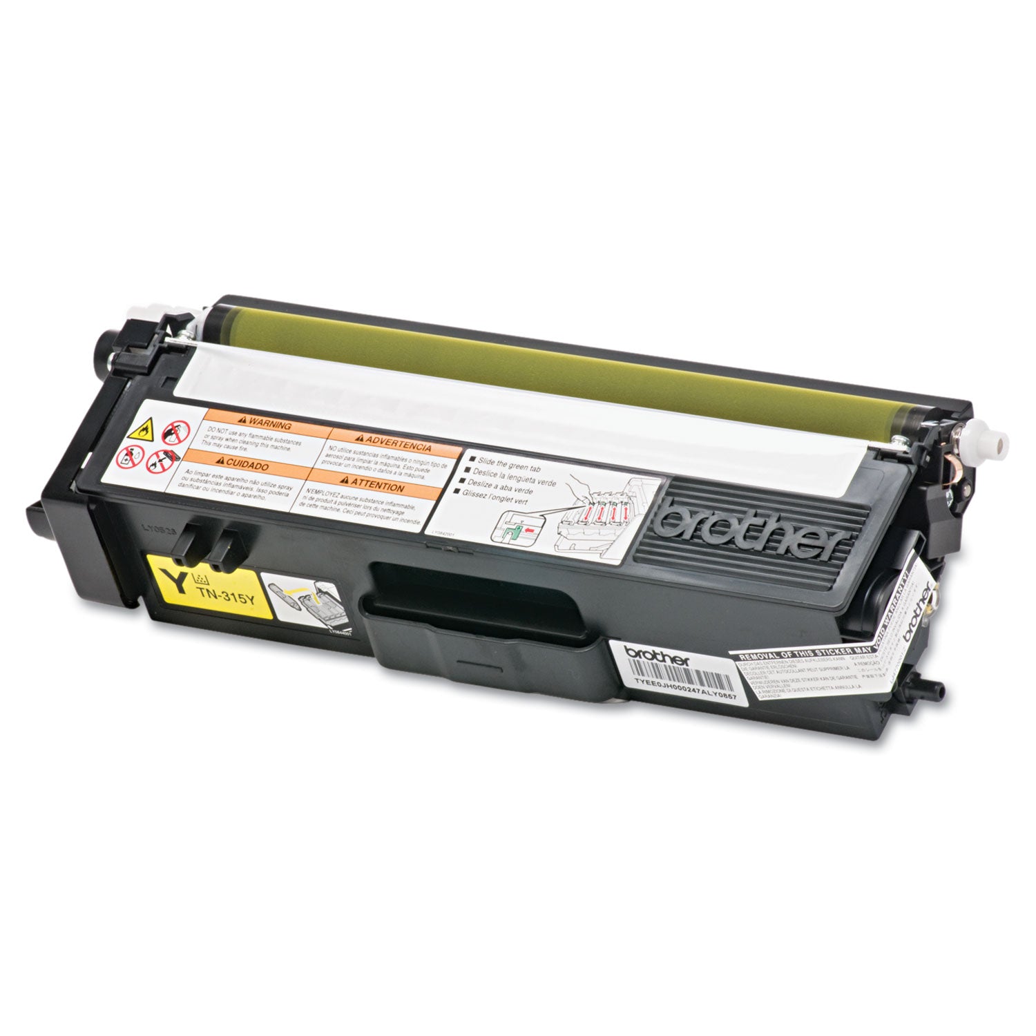 Brother TN315Y Original Laser Toner Cartridge - Yellow - 1 Each