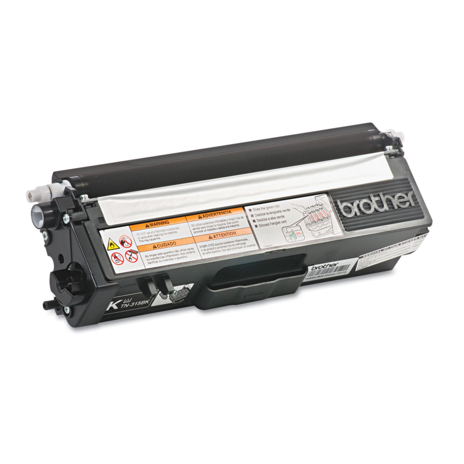 Brother TN315BK Original Laser Toner Cartridge - Black - 1 Each