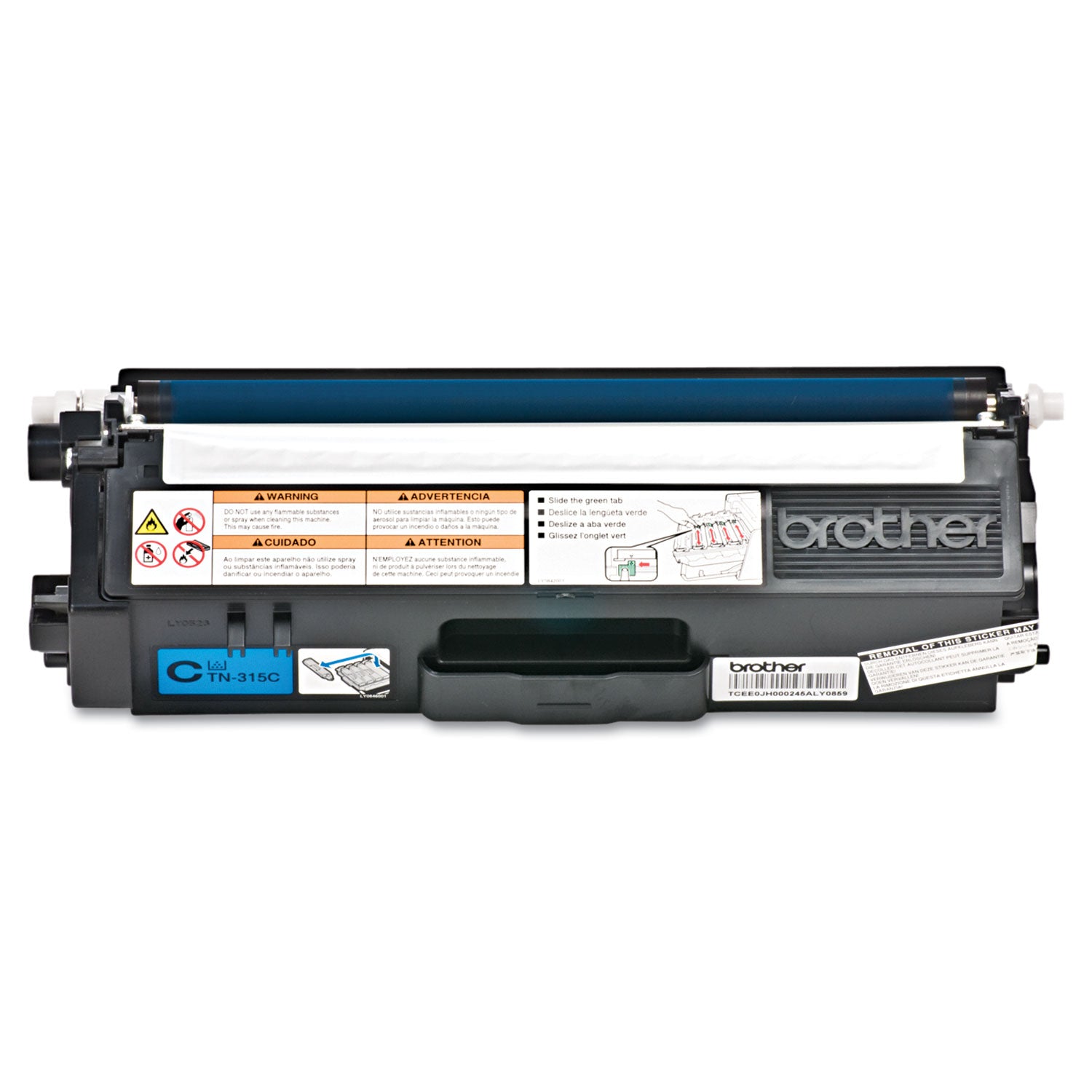 Brother TN315C Original Laser Toner Cartridge - Cyan - 1 Each