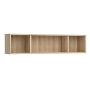 OfficeSource Laminate Open Hutch for U-Leg Desk - 71"W x 15"D - American Elm