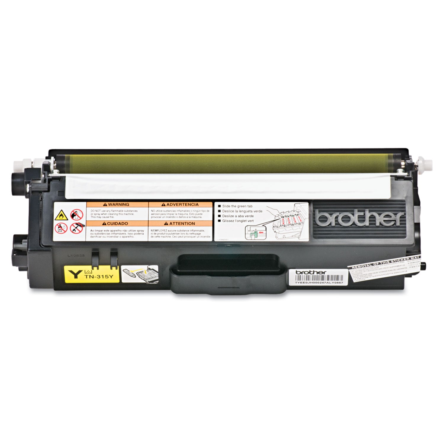 Brother TN315Y Original Laser Toner Cartridge - Yellow - 1 Each