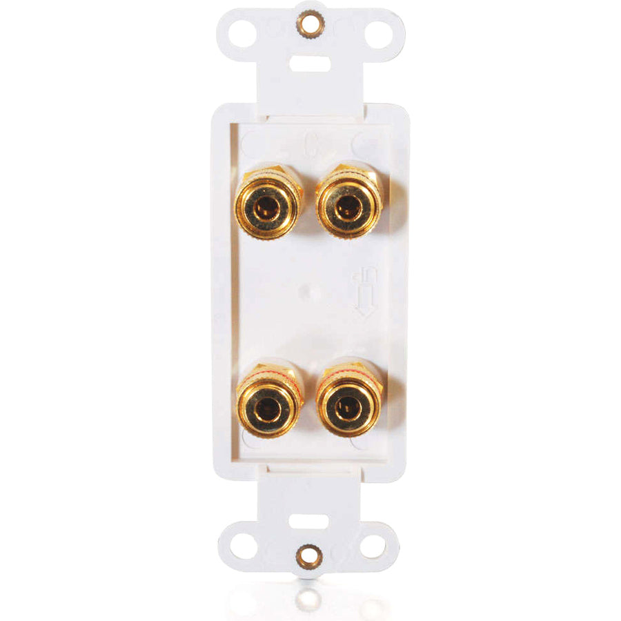 C2G 2 Pair Decorative Speaker Insert