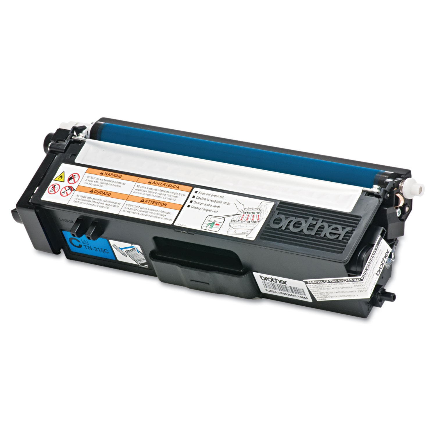Brother TN315C Original Laser Toner Cartridge - Cyan - 1 Each