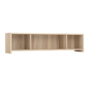 OfficeSource Laminate Open Wall Mounted Hutch - 71"W - American Elm