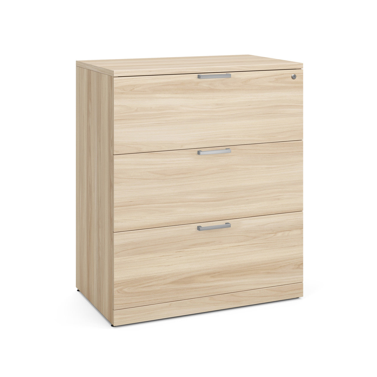OfficeSource Laminate Lateral Files 3 Drawer Lateral File Cabinet - American Elm