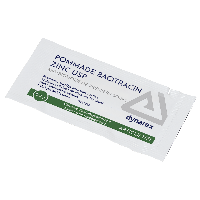 Bacitracin Zinc Ointment, 0.9 g Foil Packet - 144 pcs per Box/12 Boxes per Case