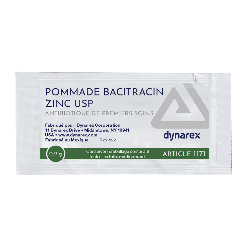 Bacitracin Zinc Ointment, 0.9 g Foil Packet - 144 pcs per Box/12 Boxes per Case