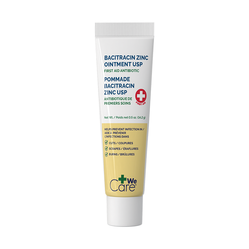 Bacitracin Zinc Ointment, 0.5 oz. Tube - 1 Tube per Box/72 Boxes per Case