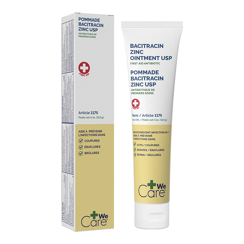 Bacitracin Zinc Ointment, 4 oz. Tube - 1 Tube per Box/72 Boxes per Case