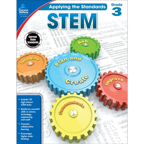 STEM, Grade 3 (Applying the Standards) Craver, Elise [Compiler]; Rompella, Natalie [Compiler]; [Used - Good] [Softcover]