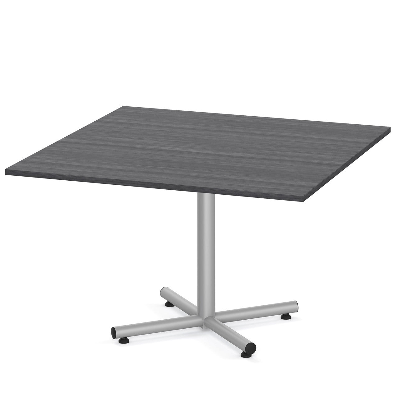 OfficeSource OS Conference/Multi-Purpose Tables 48" Square Top - Coastal Gray