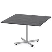 OfficeSource OS Conference/Multi-Purpose Tables 48" Square Top - Coastal Gray