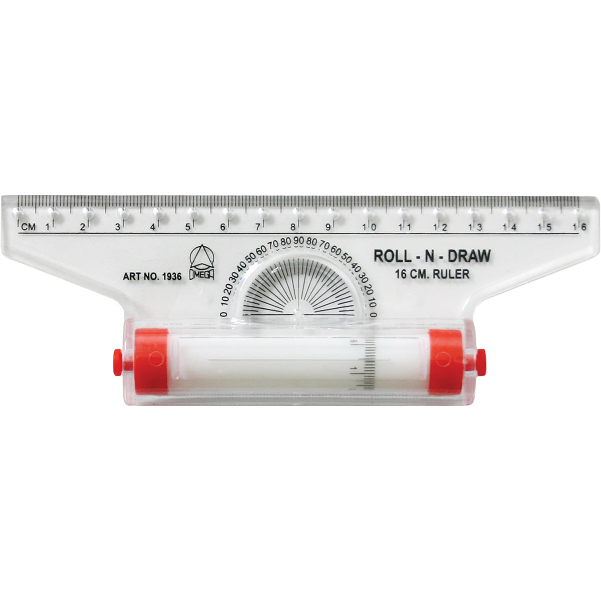 Roll-n-draw ruler, 16 cm