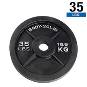Black Cast Oly Plate 35Lb