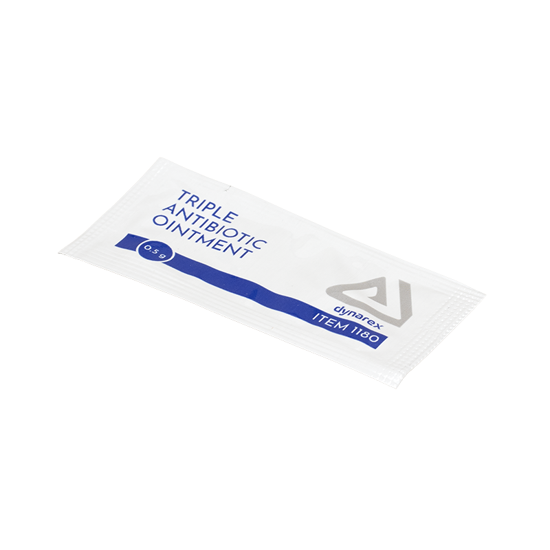 Triple Antibiotic Ointment, 0.5g Packet- 144 pcs per Box/12 Boxes per Case