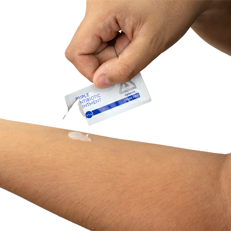 Triple Antibiotic Ointment, 0.5g Packet- 144 pcs per Box/12 Boxes per Case