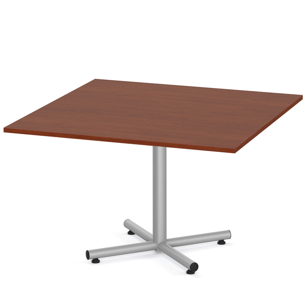 OfficeSource OS Conference/Multi-Purpose Tables 48" Square Top - Cherry
