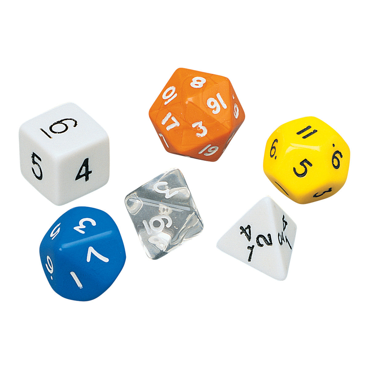 Dice, Polyhedra, Set of  6