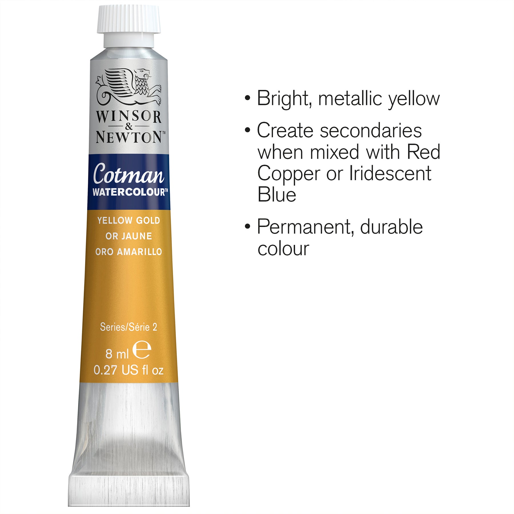CWC 8ml tube - Yellow Gold