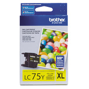 Brother Innobella LC75Y Original Inkjet Ink Cartridge - Yellow - 1 Each