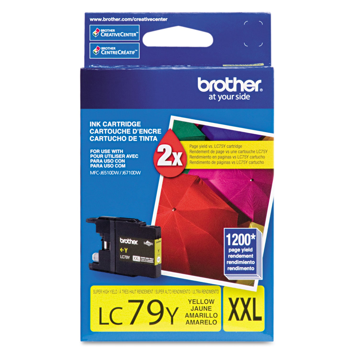 Brother Innobella LC79Y Original Inkjet Ink Cartridge - Yellow - 1 Each
