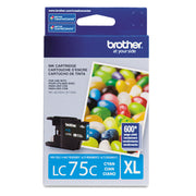 Brother Innobella LC75C Original Inkjet Ink Cartridge - Cyan - 1 Each