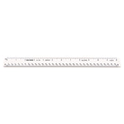 Triangular Scale, Plastic, 12" Long, Architectural, White