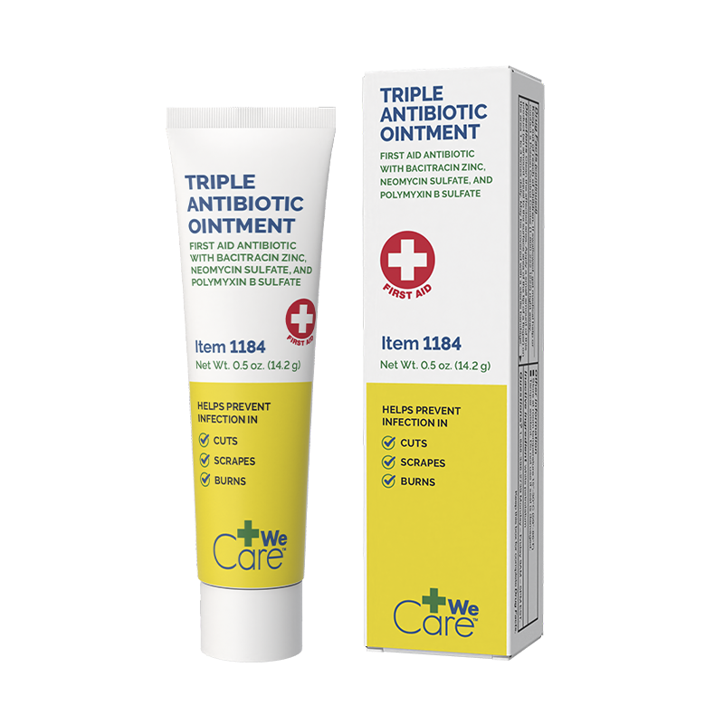 Triple Antibiotic Ointment, 0.5 oz. Tube - 1 Tube per Box/72 Boxes per Case