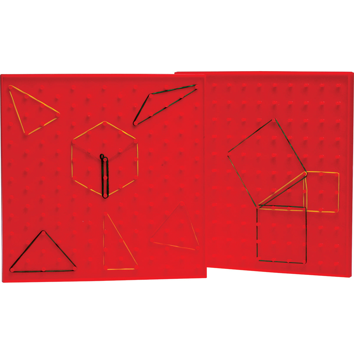 Geoboard, Double sided, Isometric, 11x11 pin array, 9"