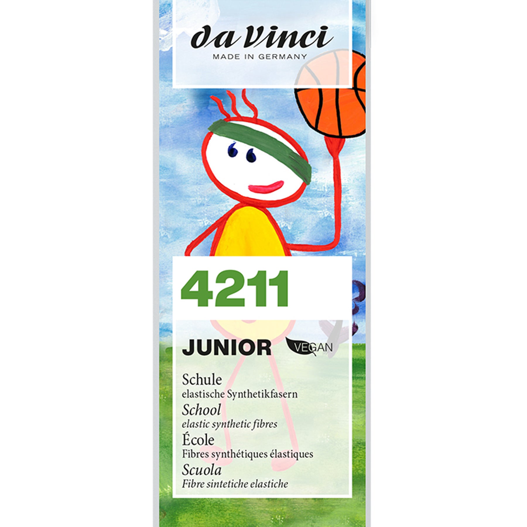 JUNIOR Synthetics & JUNIOR BORSTE Synthetic Student Brushes, Synthetic, Acrylic & Tempera, Assorted, 5 Brush Set