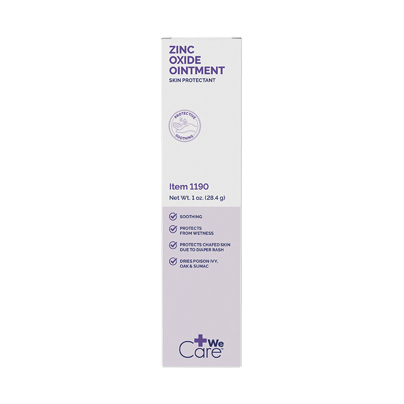 Zinc Oxide Ointment, 1 oz. Tube - 72 Tubes per Case