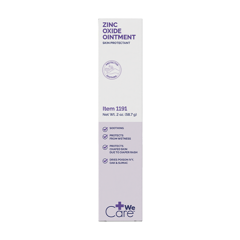 Zinc Oxide Ointment, 2 oz. Tube - 72 Tubes per Case