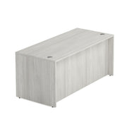 OfficeSource Laminate Desk Shell - 66''W x 30''D - Arcadia White
