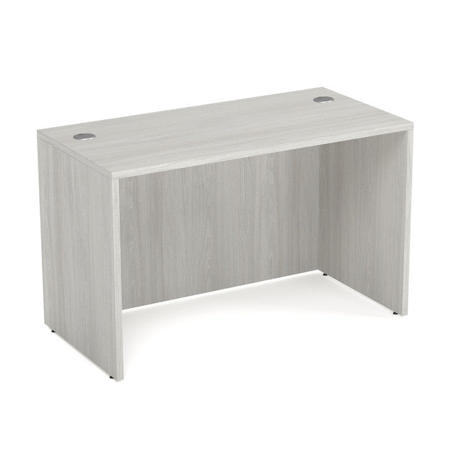 OfficeSource Laminate Desk Shell - 47''W x 24''D - Arcadia White