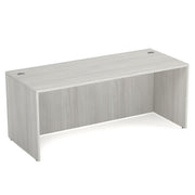 OfficeSource Laminate Desk Shell - 71"W x 30"D - Arcadia White