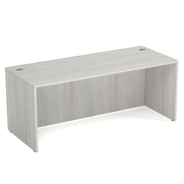 OfficeSource Laminate Desk Shell - 71"W x 30"D - Arcadia White