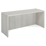 OfficeSource Laminate 66"W Credenza Shell - Arcadia White